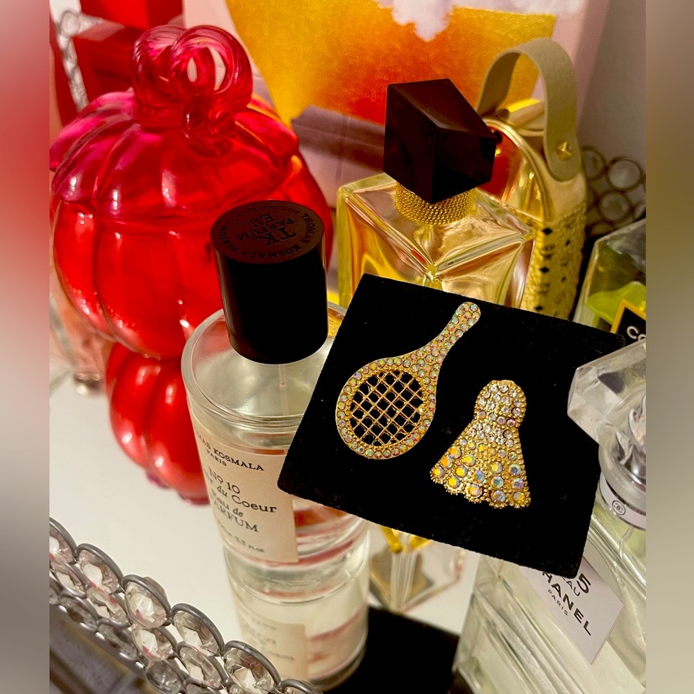 Tennis 🏸 earrings